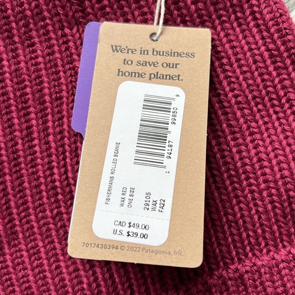 Patagonia fisherman‘s rolled beanie - Picture 2 of 6